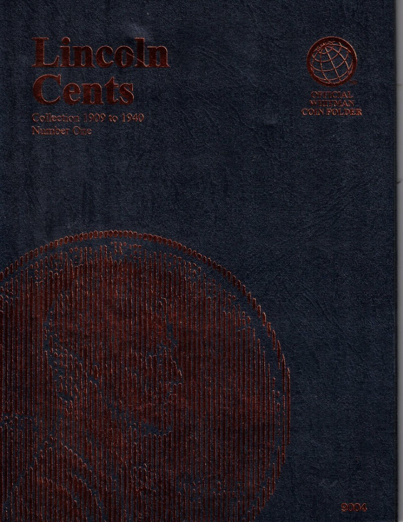 New Whitman Lincoln Wheat Cent Folder #1 1909-1940 for One Cent Coins!