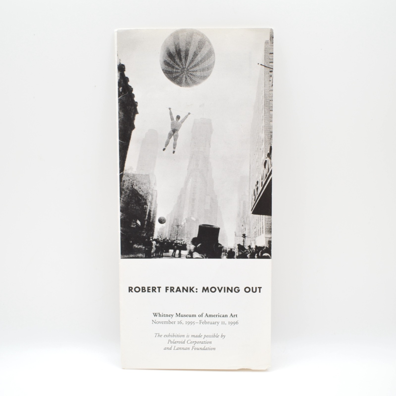 Robert Frank, Moving Out, Whitney Museum, 1995, Exhibition Brochure, Photography
