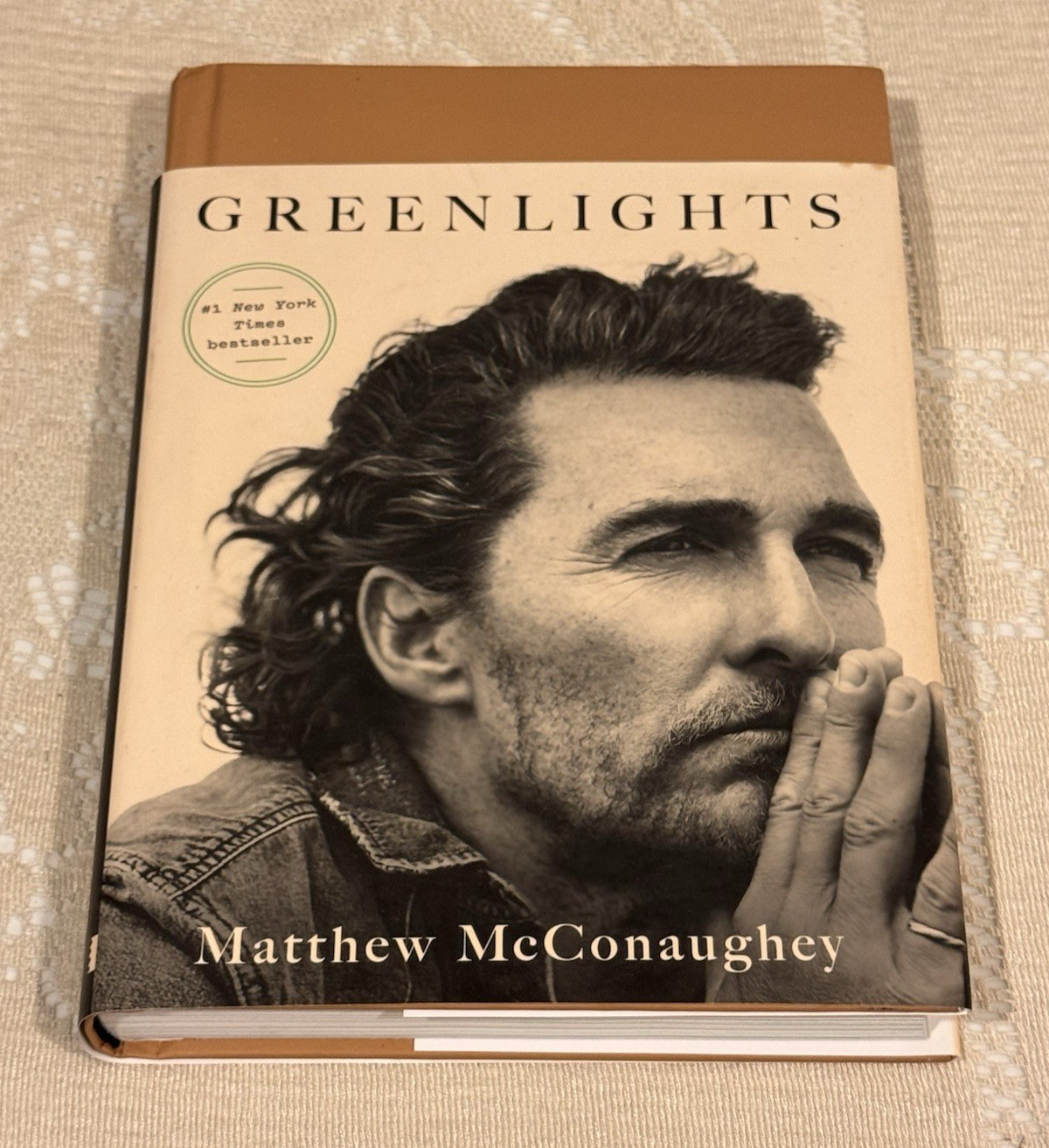 Greenlights by Matthew McConaughey, First Edition 2020 Hardcover Book, Crown NY
