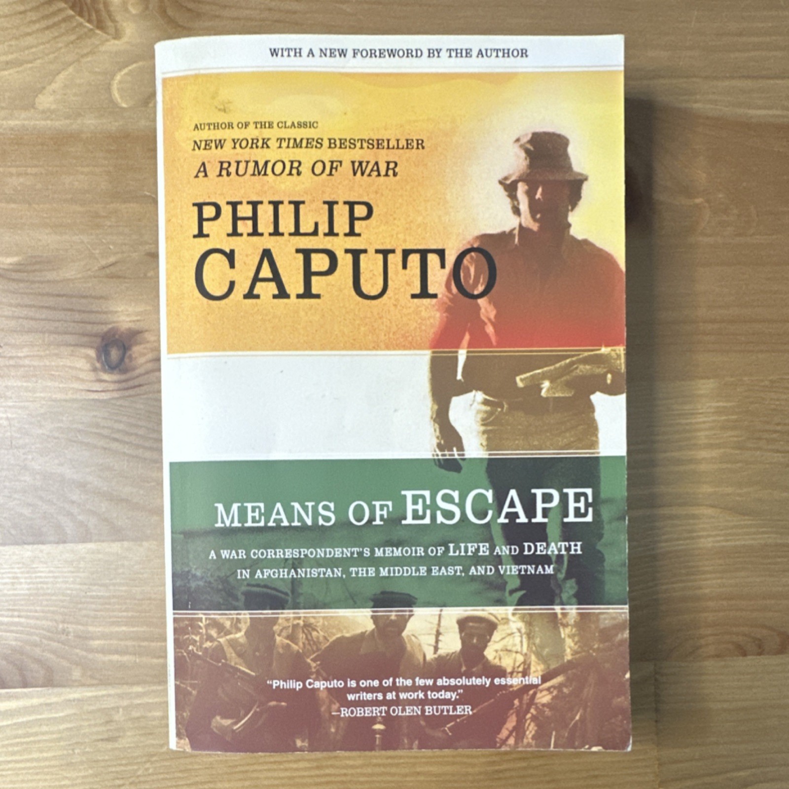 Means of Escape by Philip Caputo Paperback English Memoir Afghanistan Vietnam