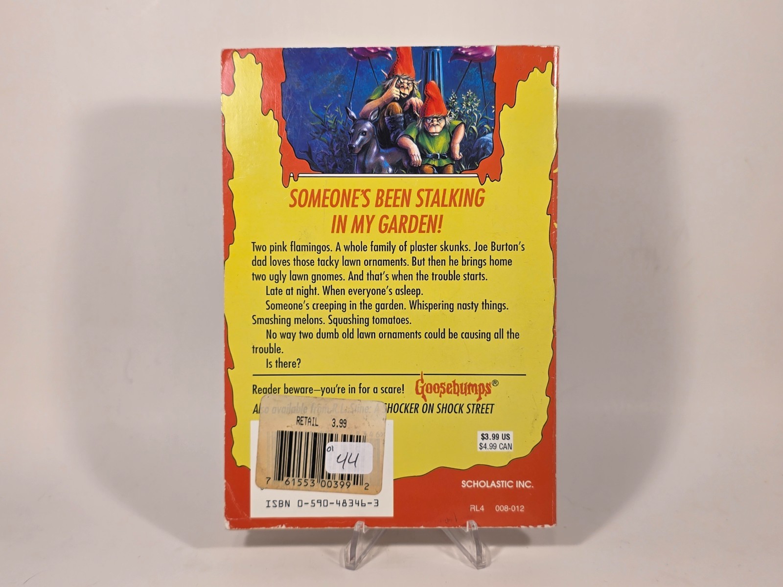 Goosebumps Revenge of the Lawn Gnomes Original 1st Edition R. L. Stine