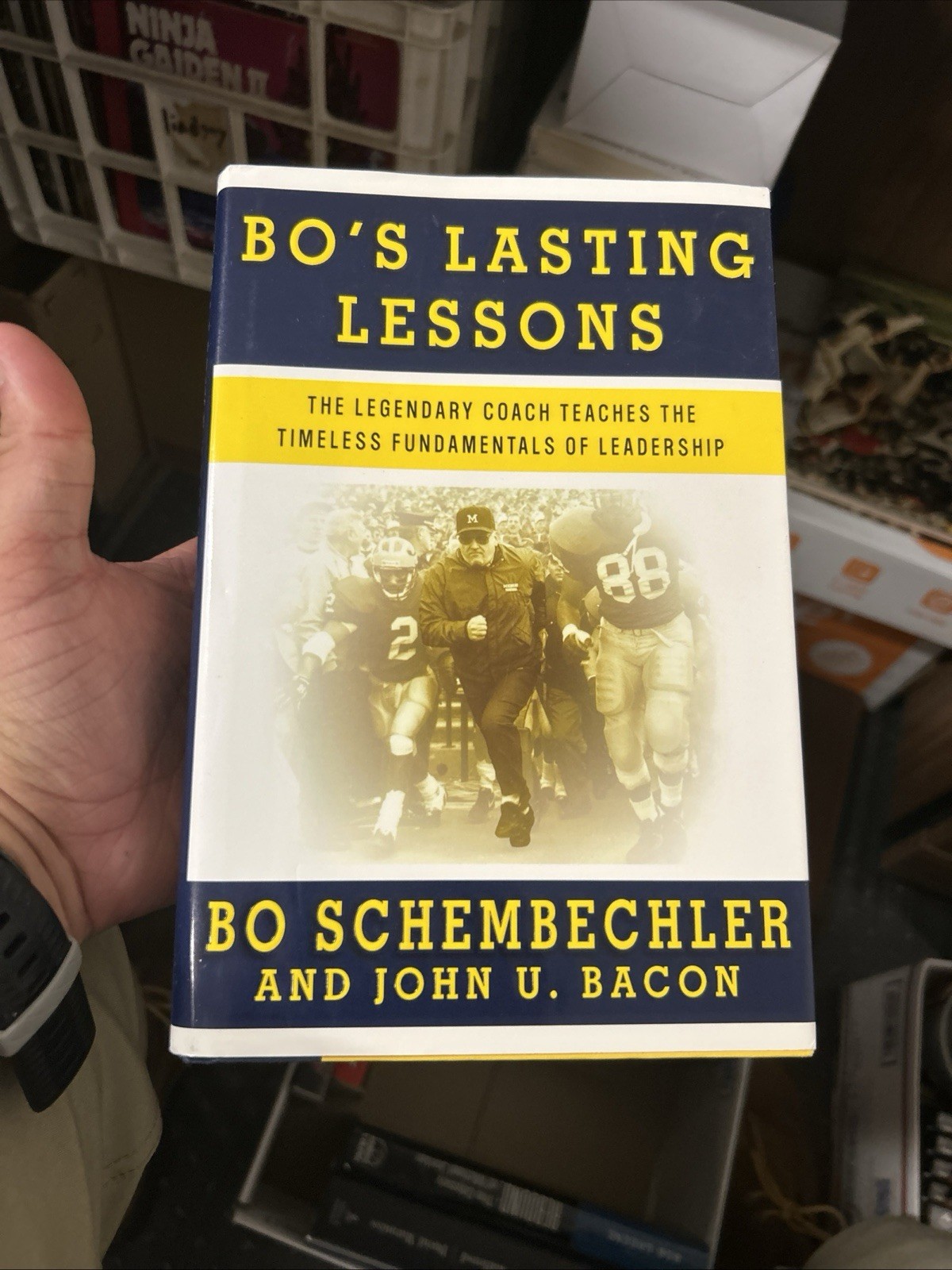 Bos Lasting Lessons Fundamentals Of Leadership Bo Schembechler John Bacon 1st Ed