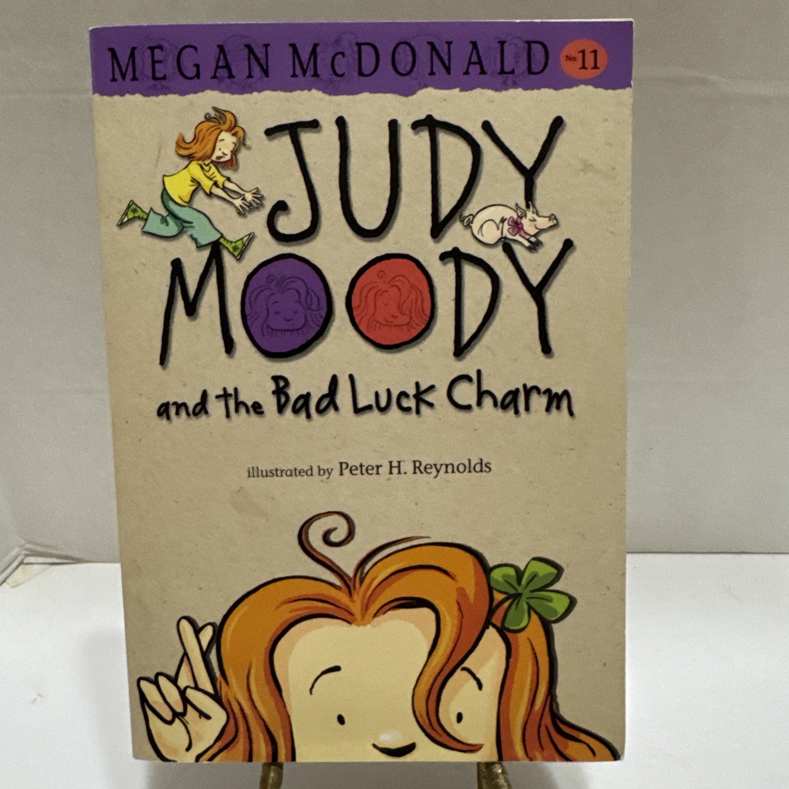 Lot Of 8 Judy Moody Books Megan McDonald 1-4 9-12 Like New Gets Famous In A Mood