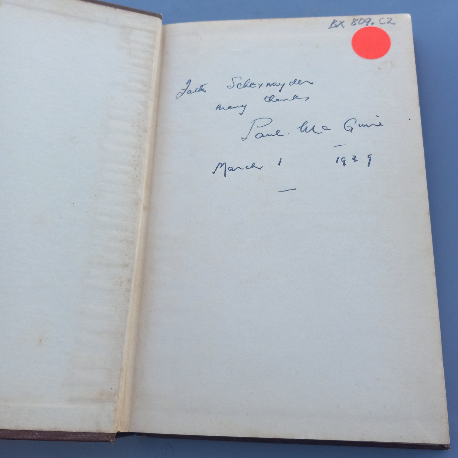 Restoring All Things: Guide Catholic Action – Fitzsimons/McGuire 1938 HC SIGNED