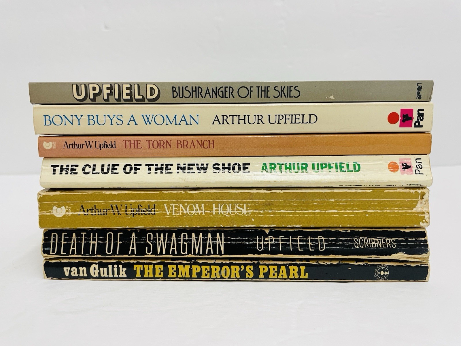 7 Lot Arthur Upfield Inspector Napoleon Bonaparte Boney Mystery Robert Van Gulik