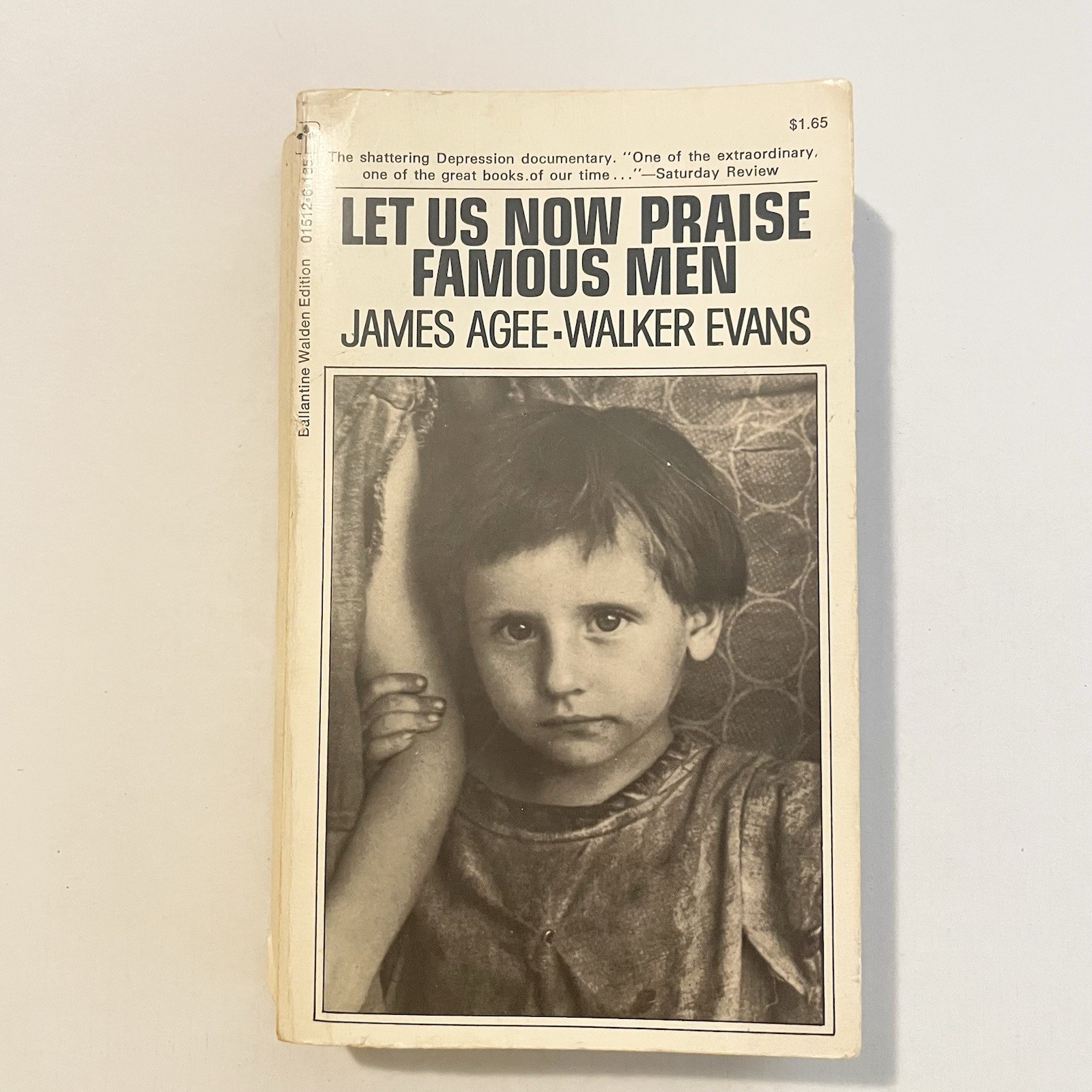 Let Us Now Praise Famous Men by Walker Evans & James Agee 1970 3rd Printing PB