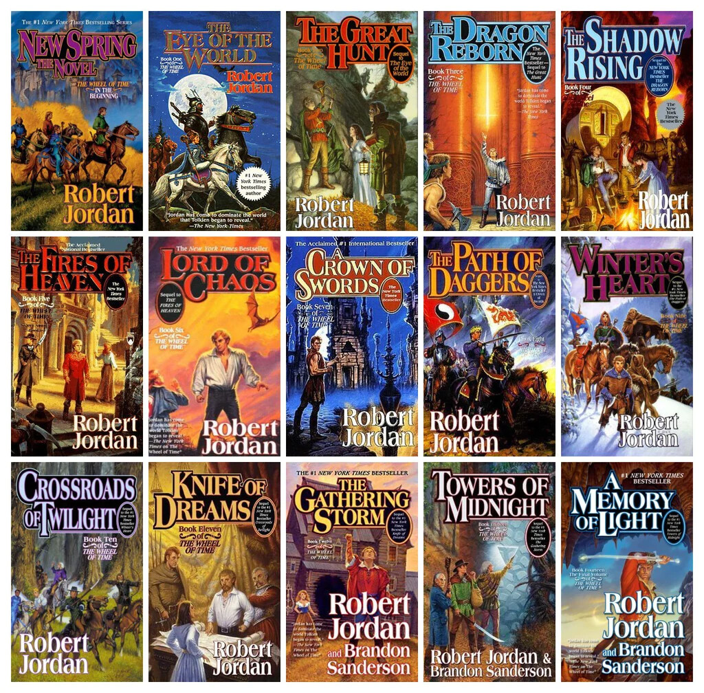 Build your own Wheel of Time set lot Robert Jordan hardcover 1st ed books choose
