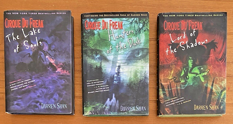 Cirque Du Freak by Darren Shan Mixed Lot 7, 10 & 11 Hardcover XLNT