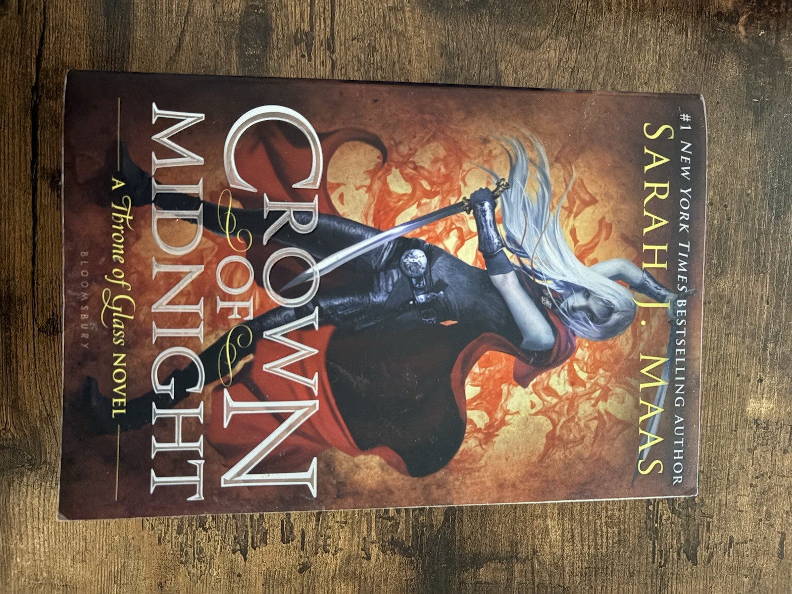 CROWN OF MIDNIGHT by Sarah J. Maas (2014, Paperback) A Throne Of Glass OOP COVER