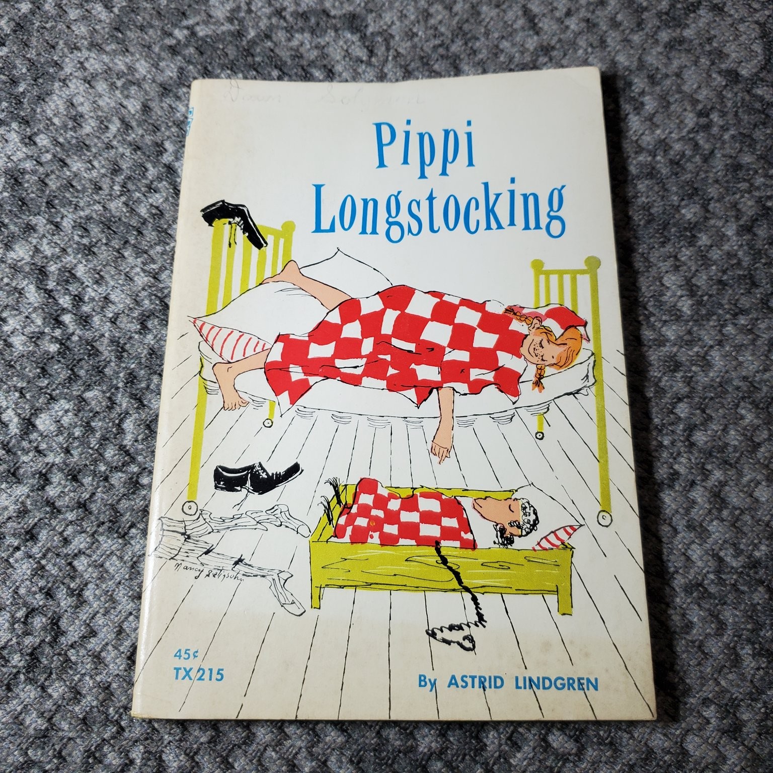 Pippi Longstocking Astrid Lindgren 1968 11th Printing Children’s Classic