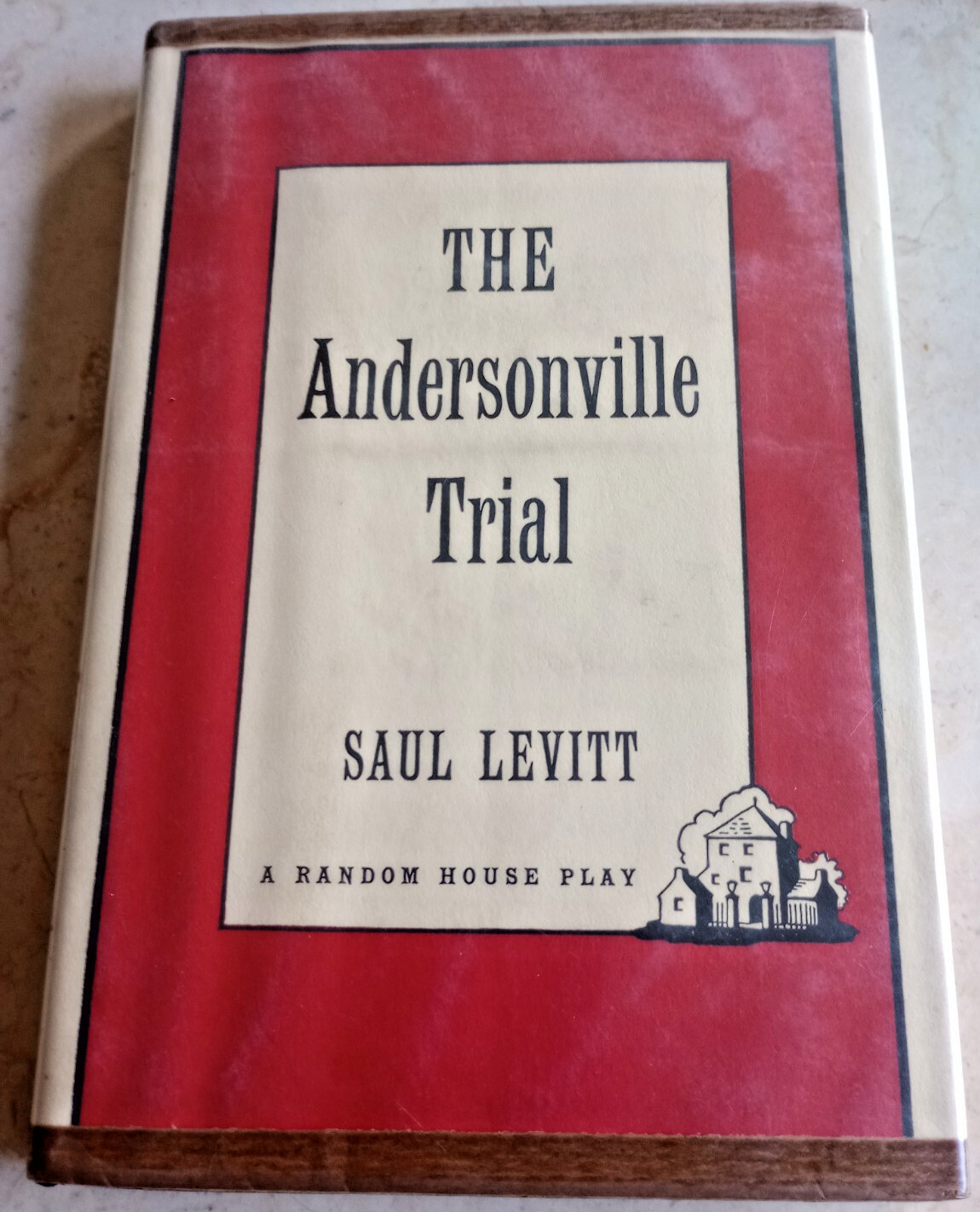 1960 1STed THE ANDERSONVILLE TRIAL SAUL LEVITT HC/HARDCOVER/DJ BOOK EX-LIBRARY