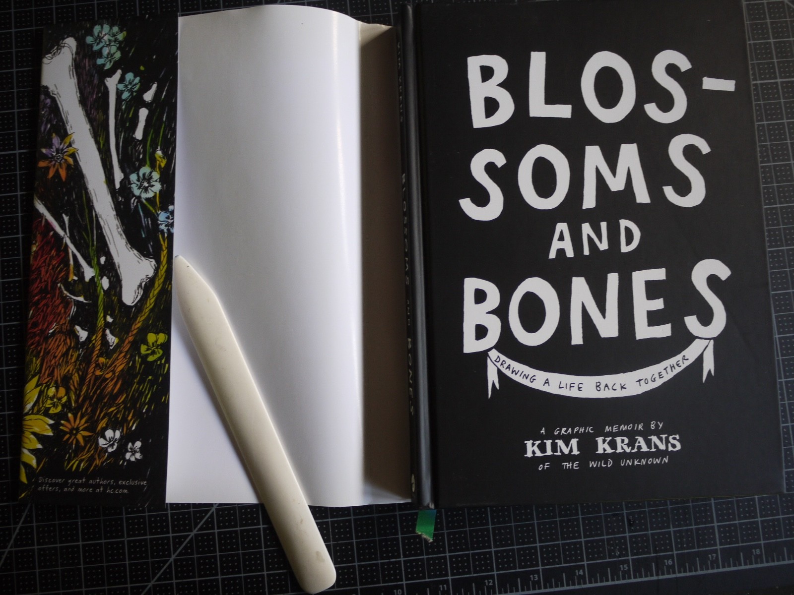 Blossoms and Bones: Drawing a Life Back Together by Kim Krans 1st ED/Pr Hdcover