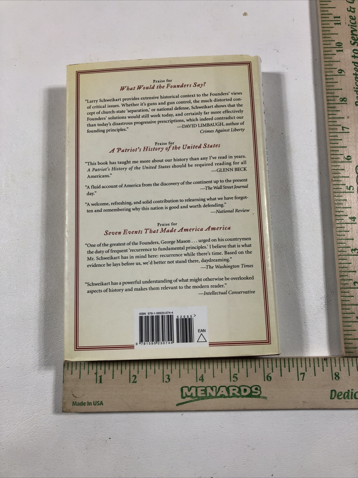 What Would the Founders Say? – Larry Schweikart (Hardcover, 2011, DJ)