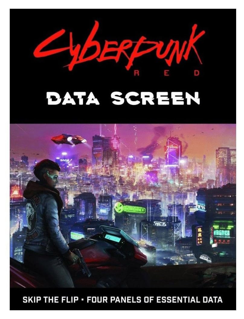 Cyberpunk RED Data Screen by R Talsorian 11.25 x 8.25 x 0.5 inches, Various