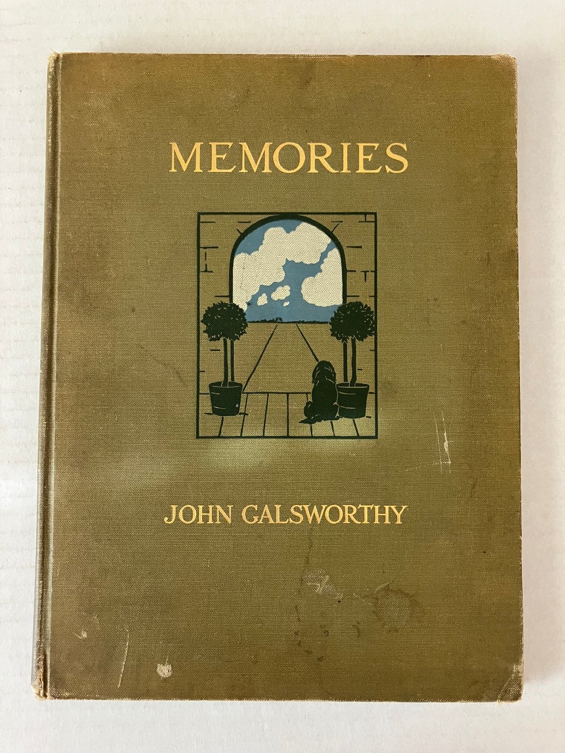 Memories John Galsworthy 1914 Illustrated Maud Earl Charles Scribner’s Sons HC