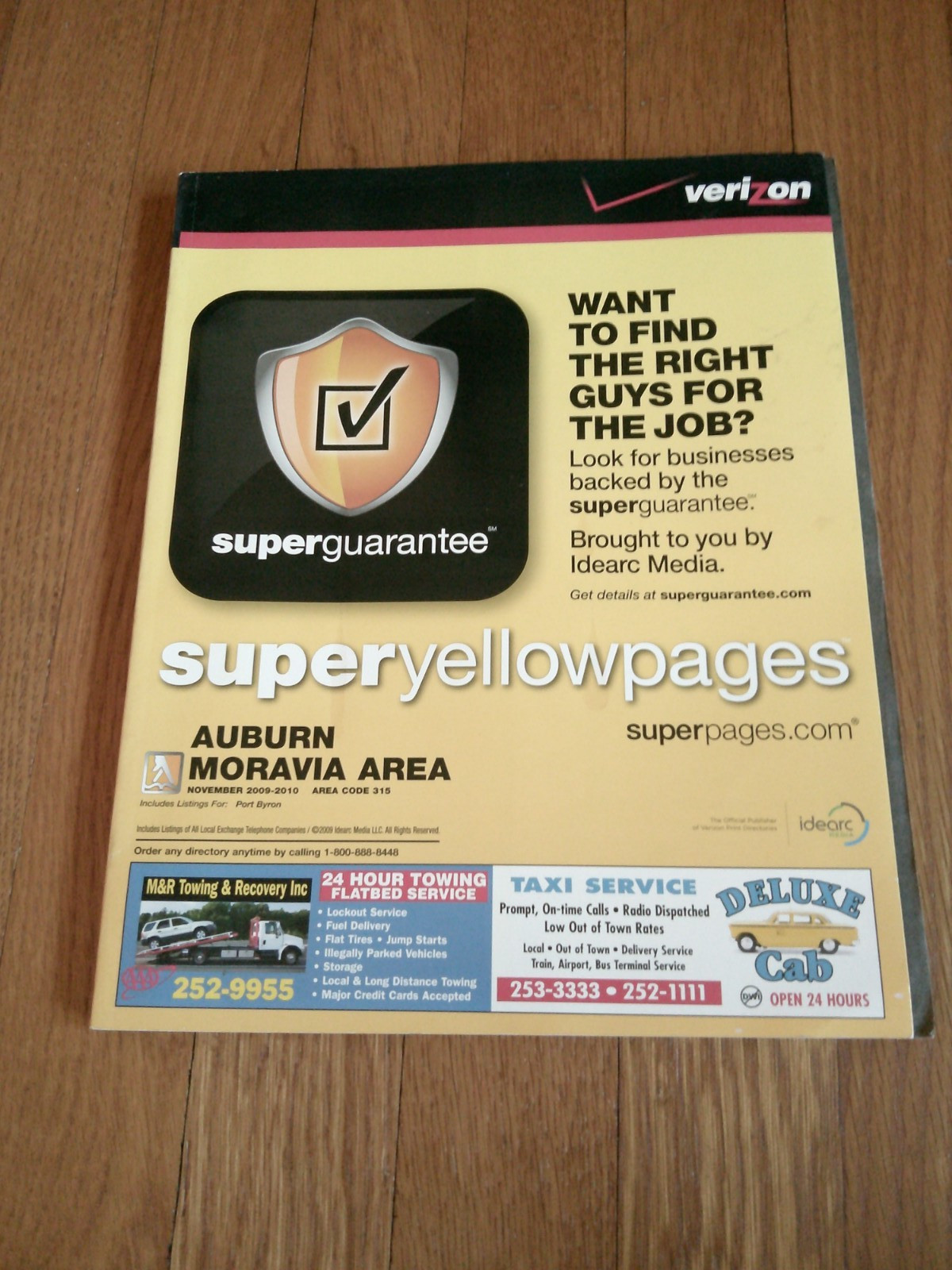 Auburn NY Area Phone Book 2009-2010 Residential & Business Listings AreaCode 315