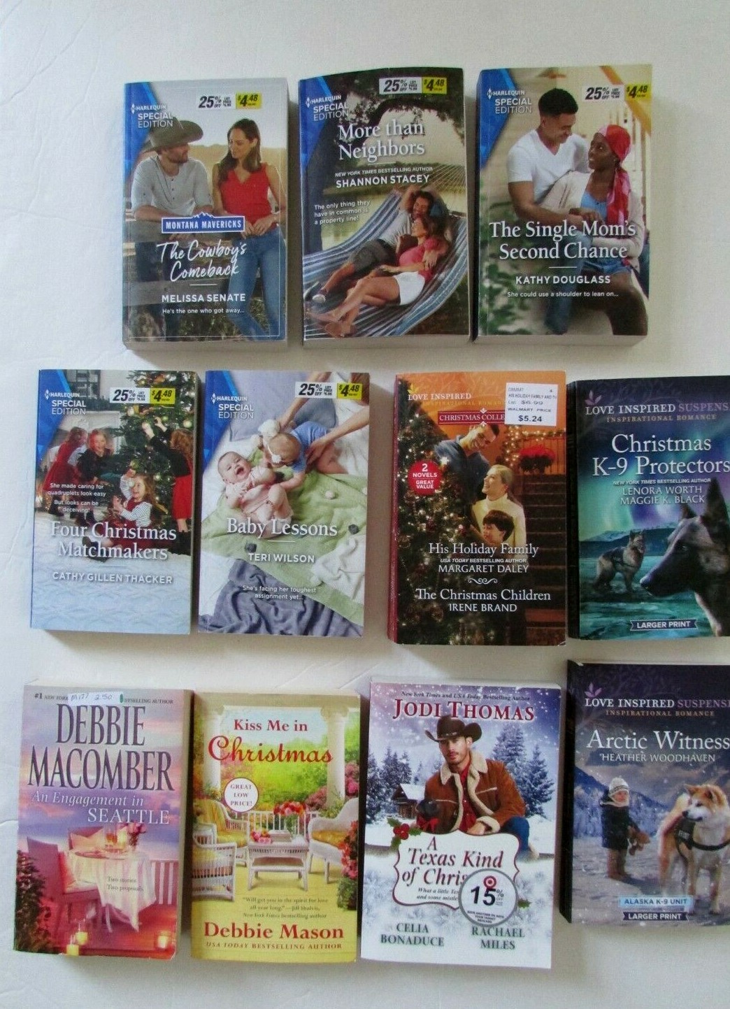 11 Assorted Harlequin Special Edition, Love Inspired Suspense,Debbie Macomber