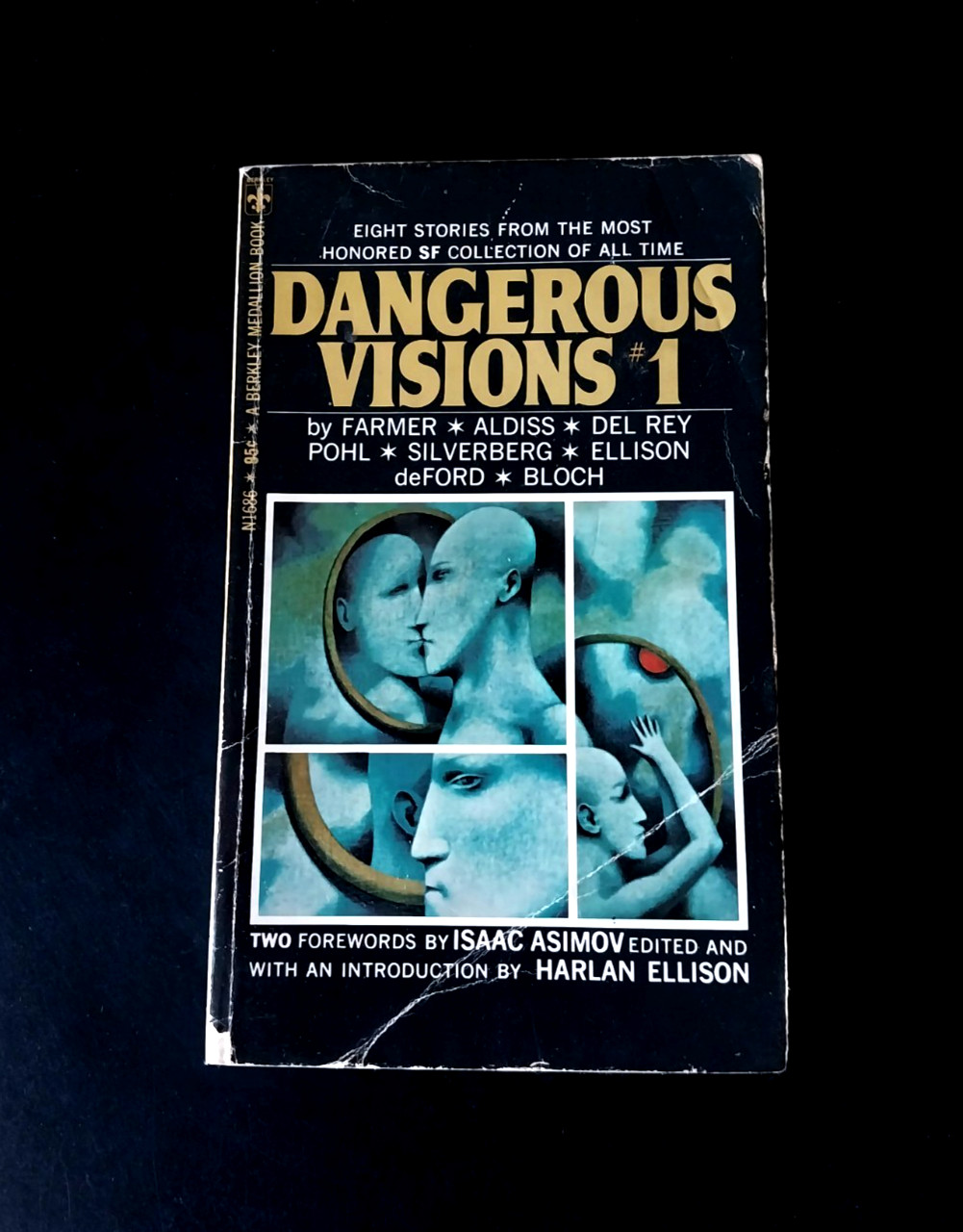 Dangerous Visions 1 – Ellison Ballard Aldiss Silverberg Dick – Berkley 1969