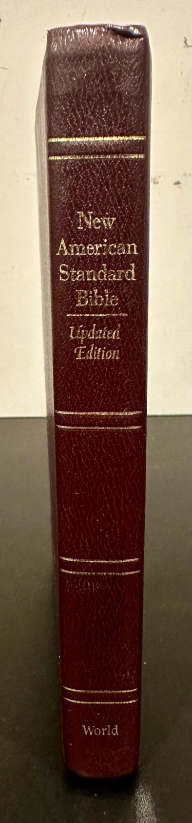 New American Standard Bible Updated Edition (World Publishers, Bonded Leather)