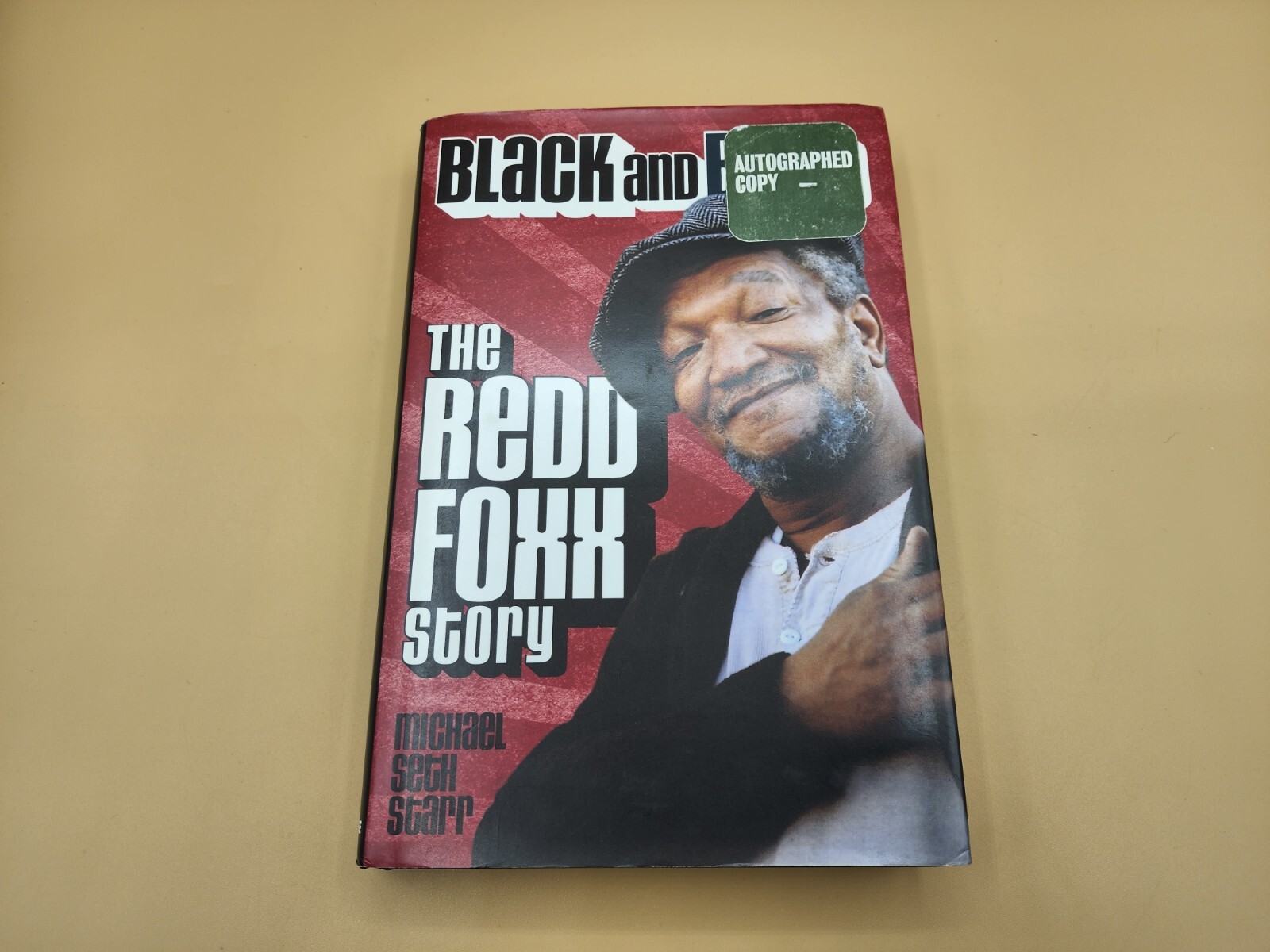 Black and Blue: The Redd Foxx Story By Michael Seth Starr Signed Copy HC Book