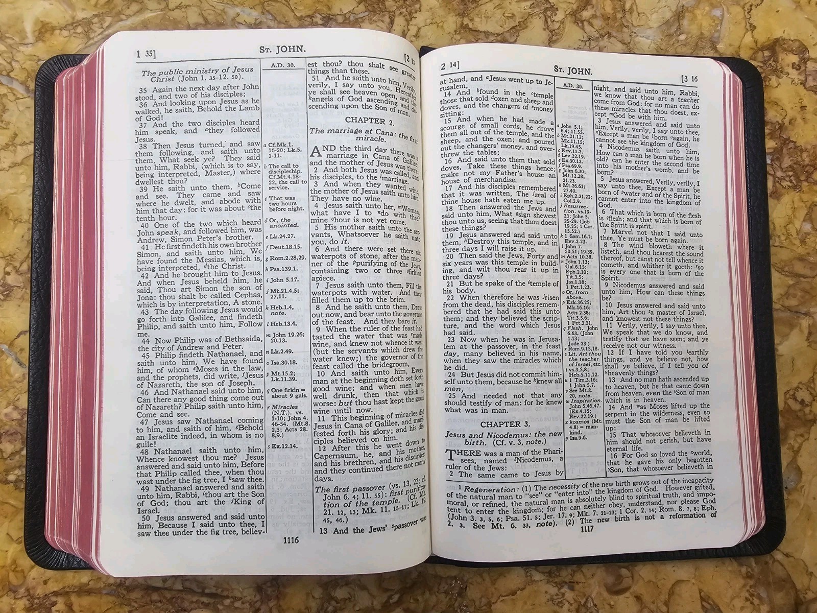 KJV Scofield Reference Bible Marrakesh Persian Morocco Leather VERY GOOD L@@K🌟