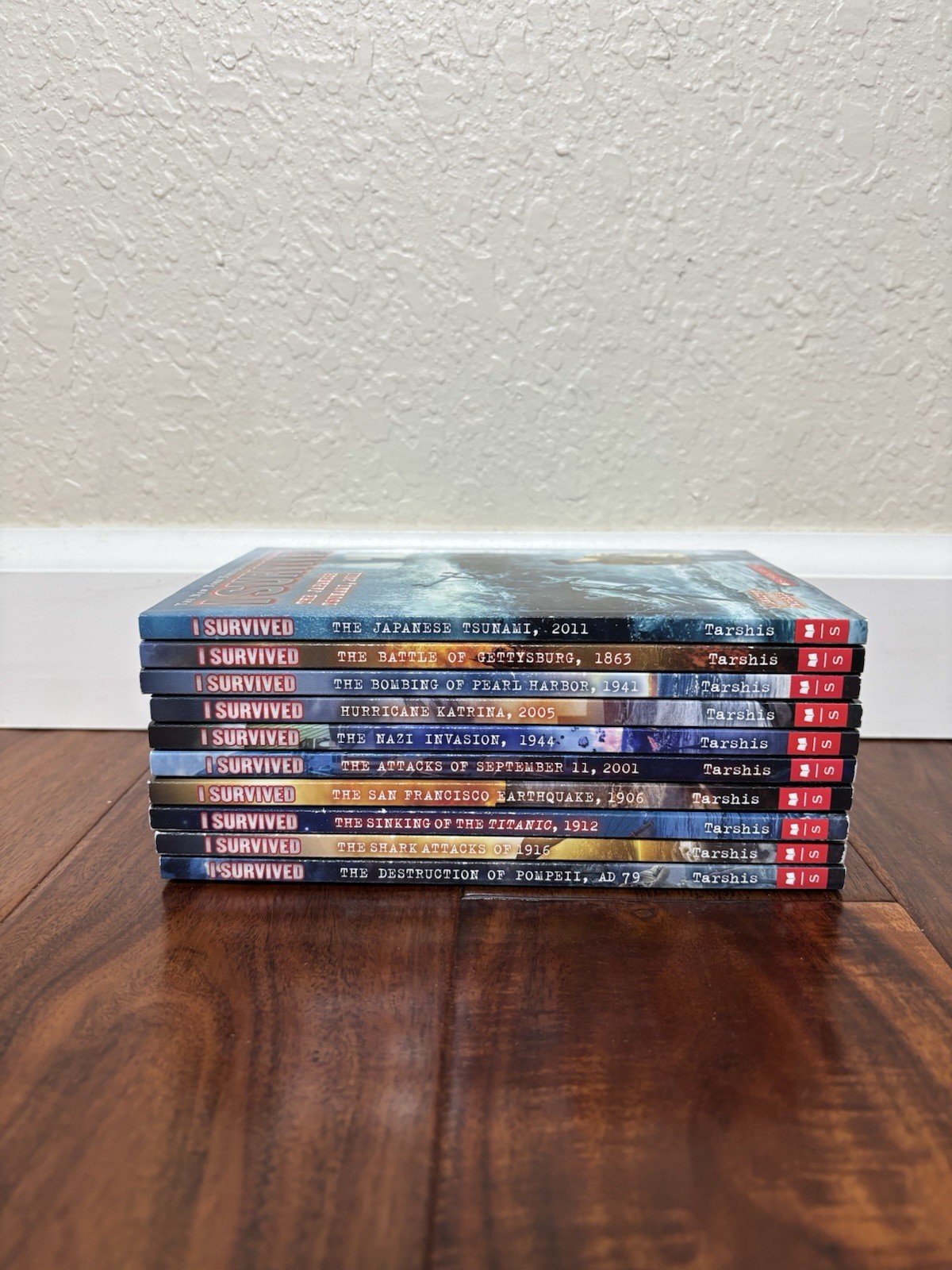 Lauren Tarshis ‘I Survived’ Paperback Series; Lot Of 10 Books, Great Condition