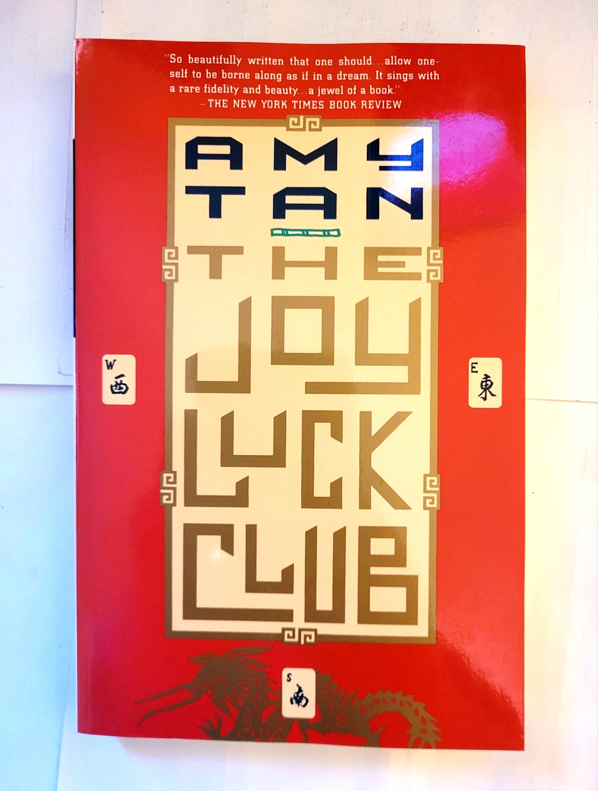 The Joy Luck Club Amy Tan Fiction Literature Paperback Chinese Women Free Shipp.