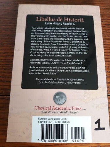 Latin for Children, Primer C History Reader, Libellus de Historia (NEW, PB)