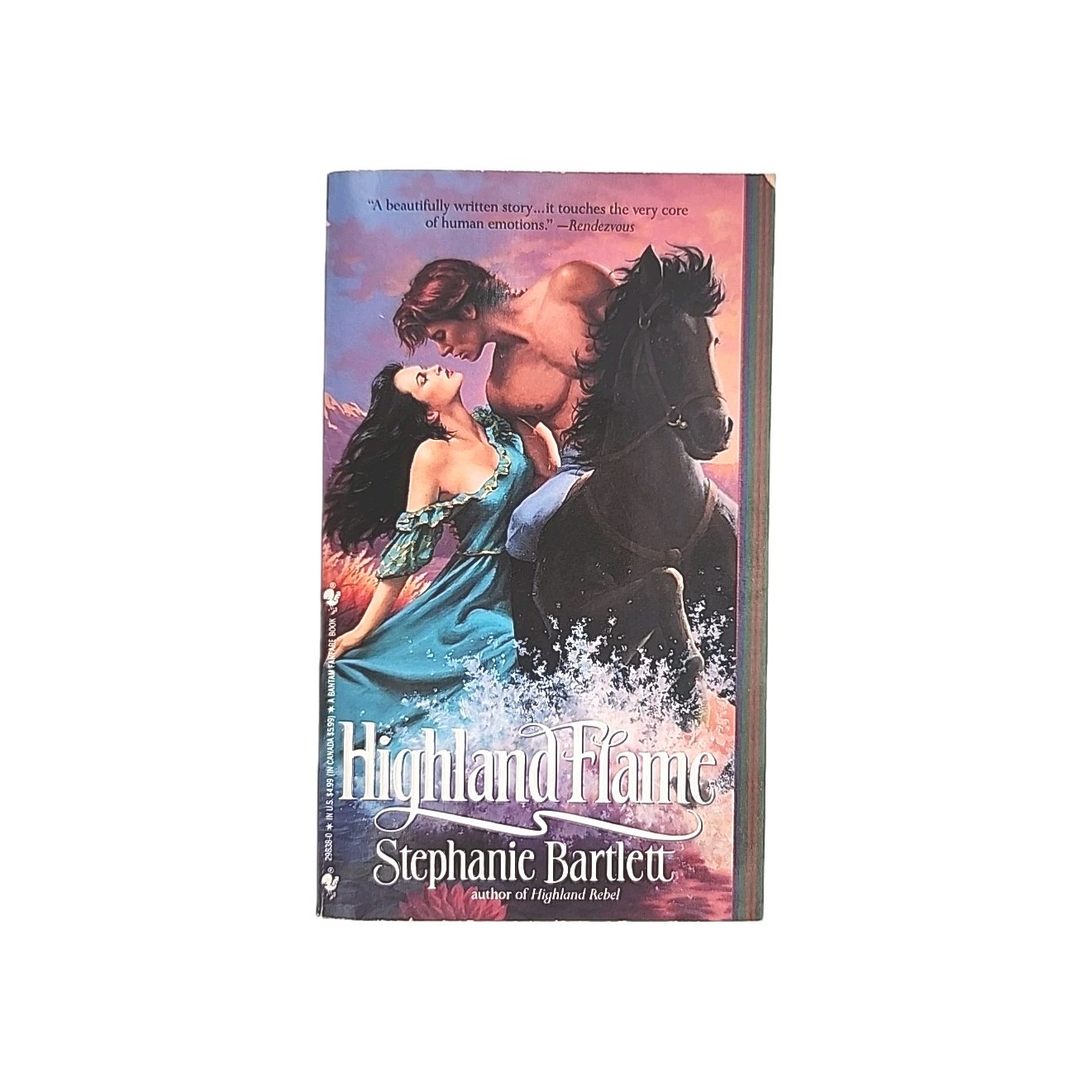 Highland Flame by Stephanie Bartlett 1st Bantam Edition 1992 Mass Market Book