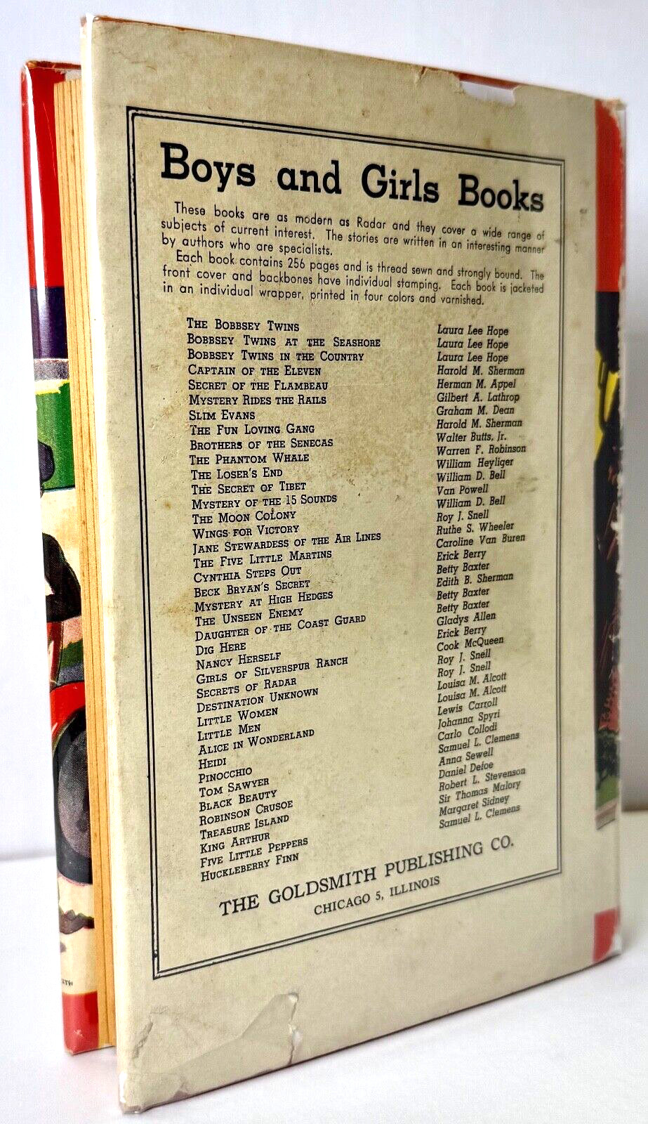 The Fun Loving Gang In Wrong Right, Harold M. Sherman, 1934 HCDJ in Mylar