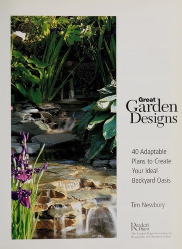 Great Garden Designs by Newbury, Tim, Good Book