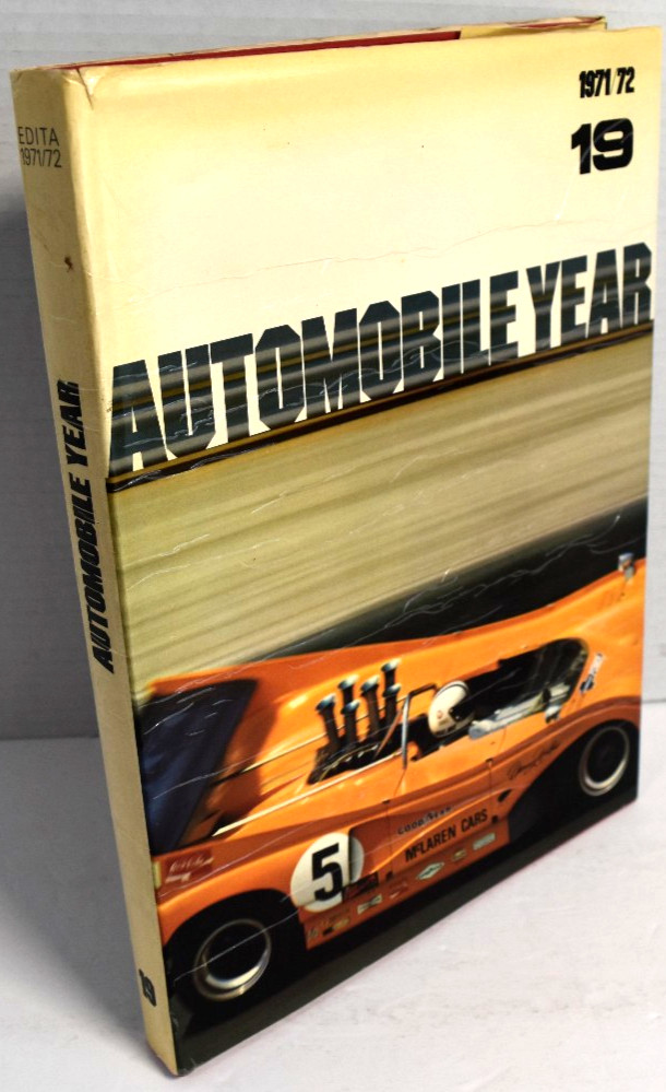 Automobile Year #19 1971/72 Can-Am Cover *GOOD*