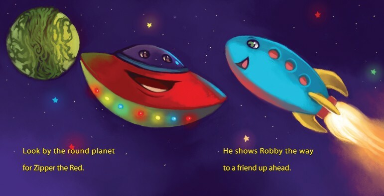 Robby Rocket – Friendly Space Adventure Book for Small Children. So much fun!! 