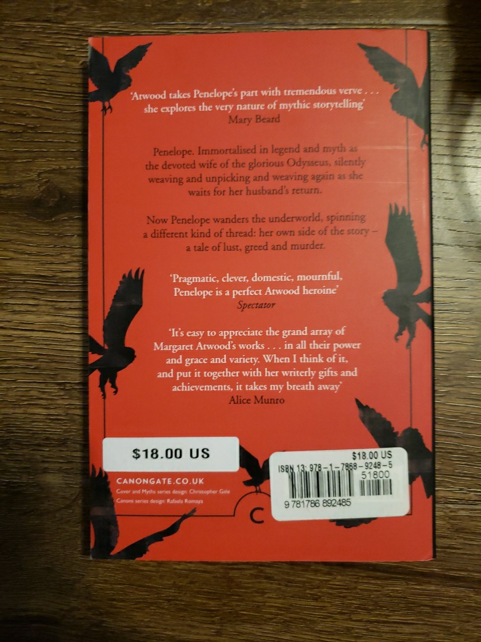 The Penelopiad – Paperback, by Atwood Margaret – Very Good