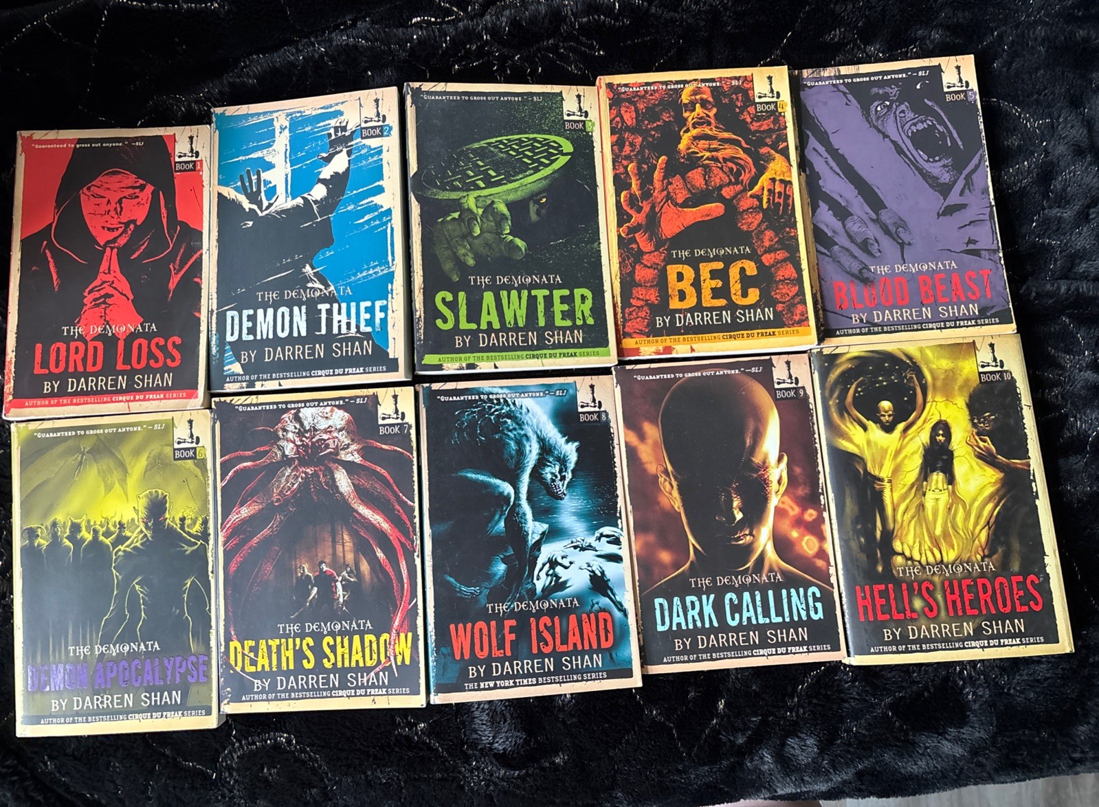 Lord Loss By Darren Shan Paperback Novels Series 1-10 Complete Set Used