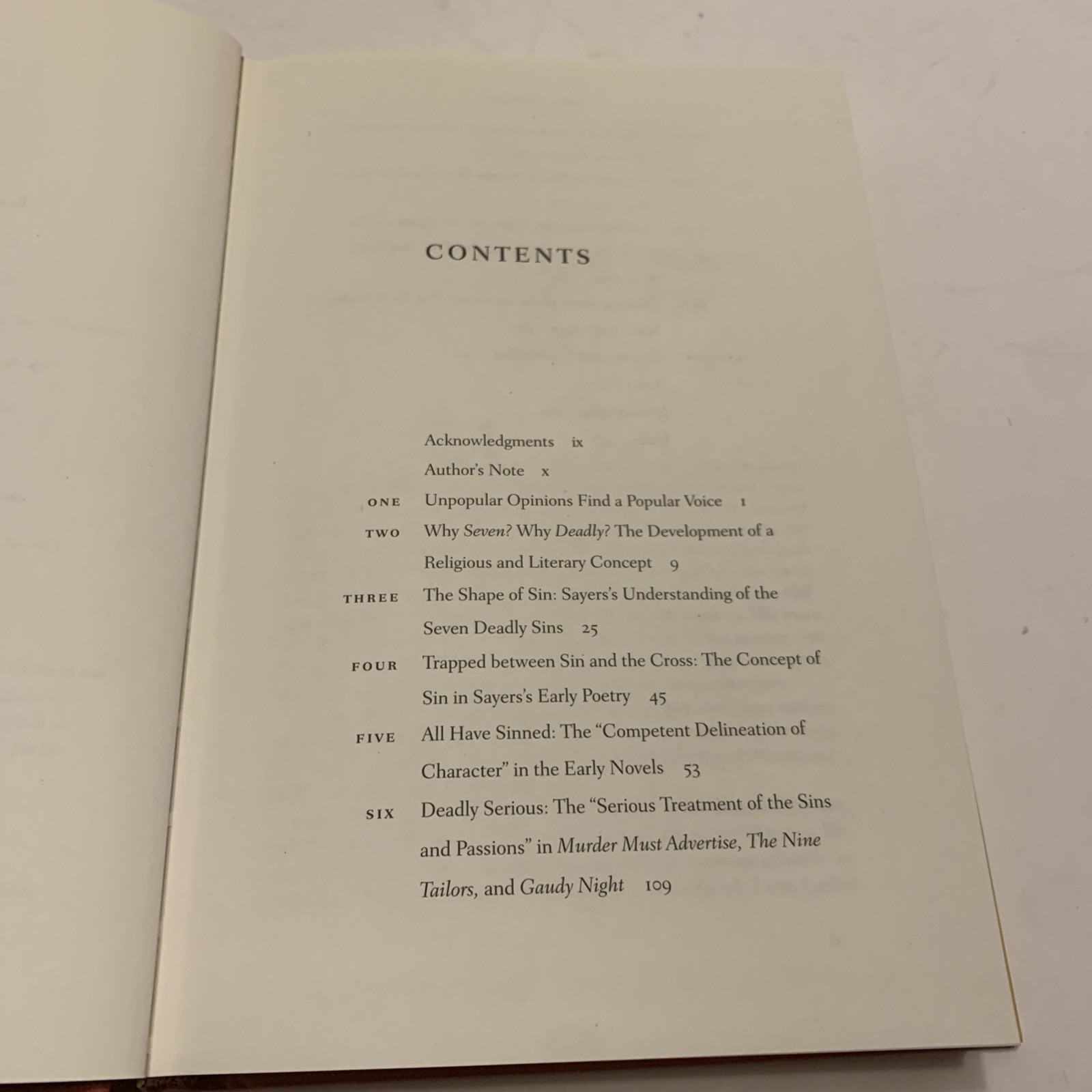 The Seven Deadly Sins in the Work of Dorothy L. Sayers by Janice Brown, Kent St