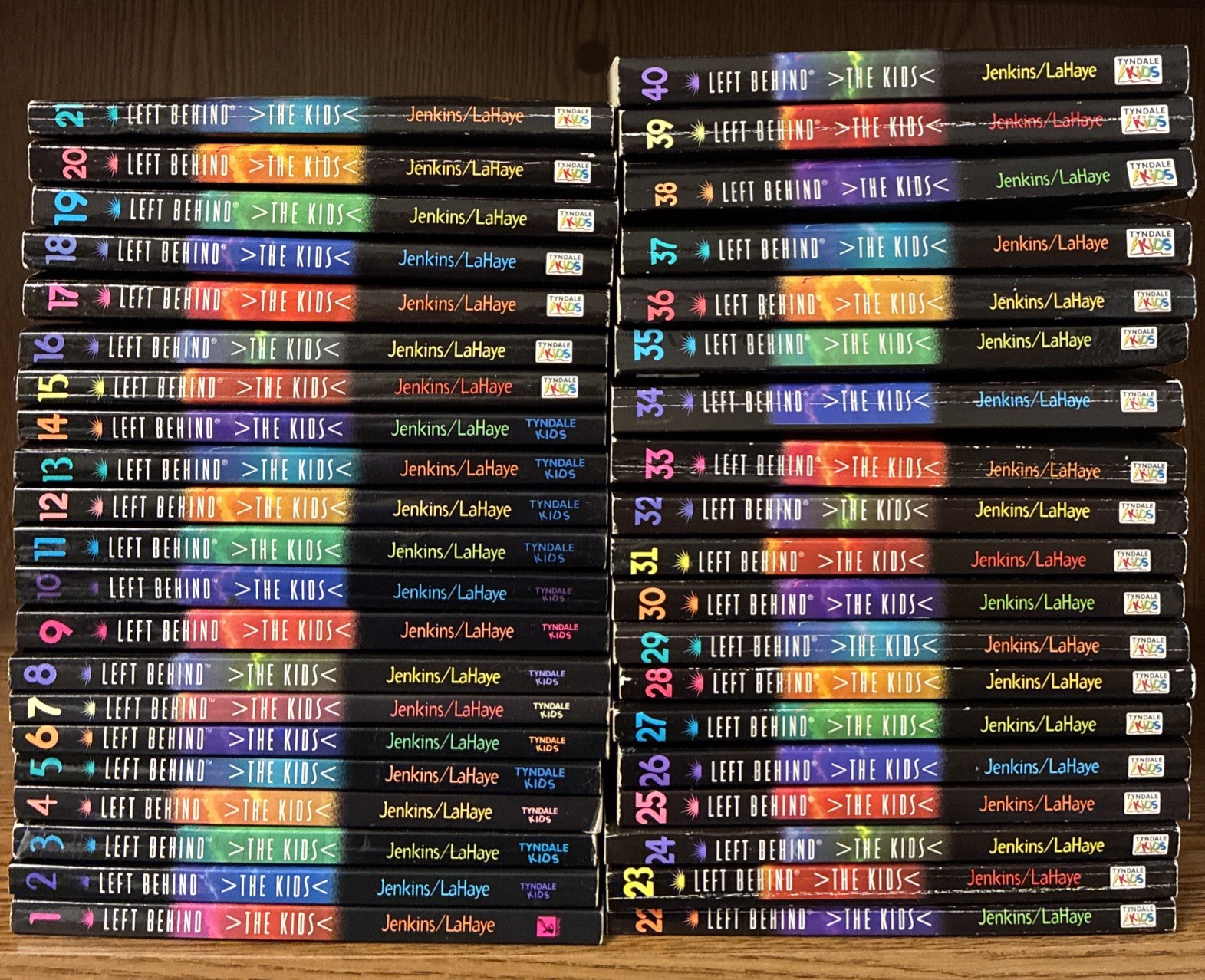 VTG Left Behind The Kids Series Vol 1-40 COMPLETE SET Jenkins LaHaye Paperback
