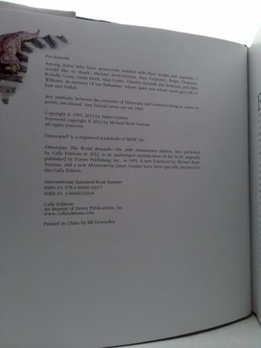 Dinotopia, the World Beneath: 20th Anniversary Edition by Gurney, James