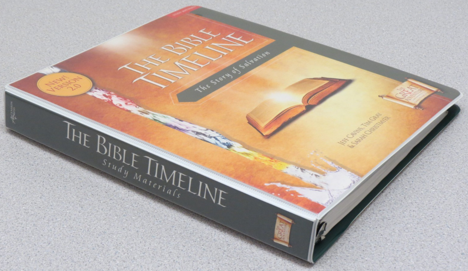 Bible Timeline – Story of Salvation version 2.0 – Jeff Cavins – binder – writing