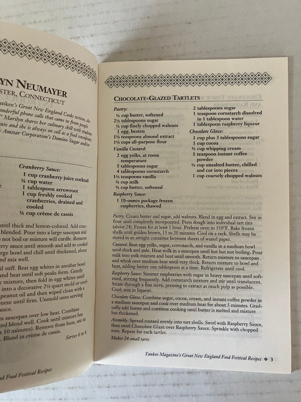 Yankee Magazine’s Great New England Food Festival Recipes Cookbook Paperback