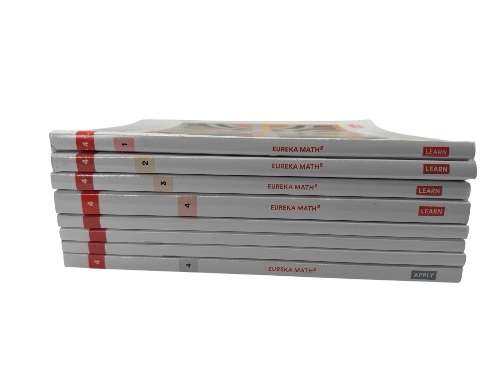 Eureka Math 4 Lot of 8 A Story Of Units Fractional Units Learn 1-4, Apply 1-4