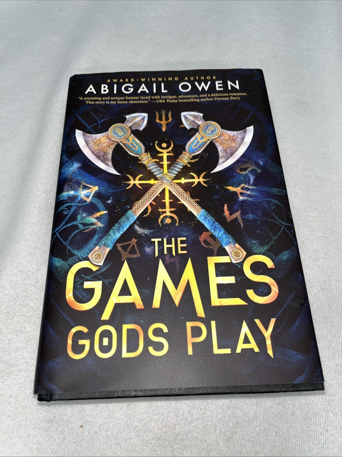 The Games Gods Play by Abigail Owen Hardcover 2024 Entangled Publishing, 1st ED