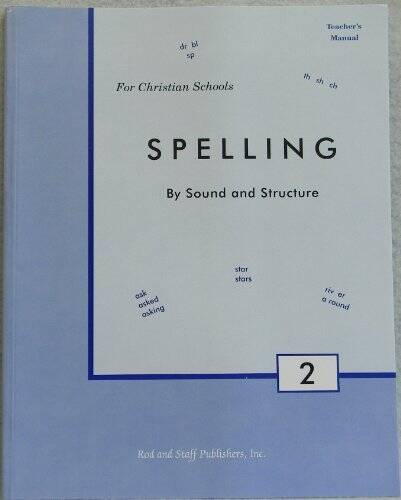 Spelling By Sound and Structure Teacher’s Manual – Paperback – GOOD