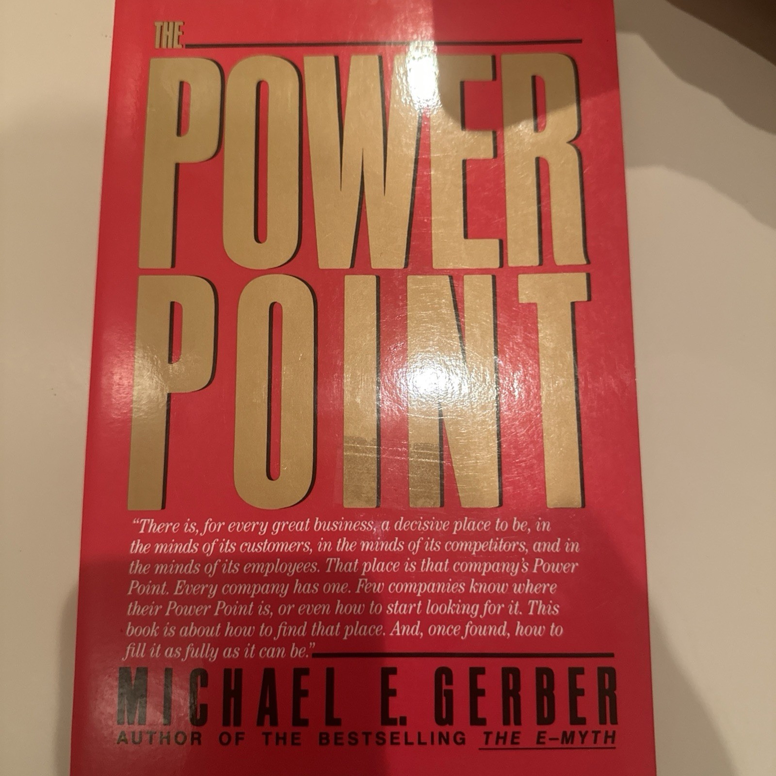 Power Point by Michael E. Gerber (1992, Trade Paperback)