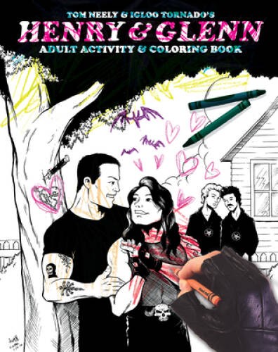 Henry & Glenn Adult Activity and Coloring Book – Paperback By Neely, Tom – GOOD