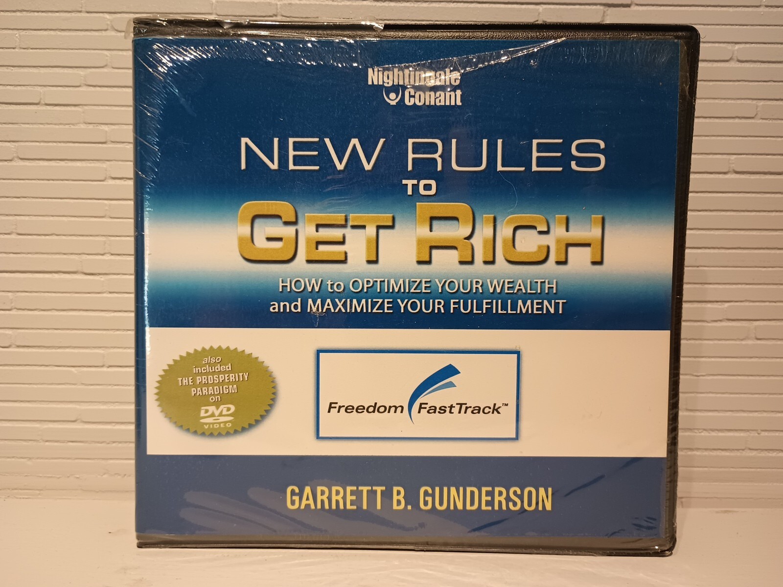 NEW RULES TO GET RICH Garrett B Gunderson’s Prosperity Paradigm CD/DVD