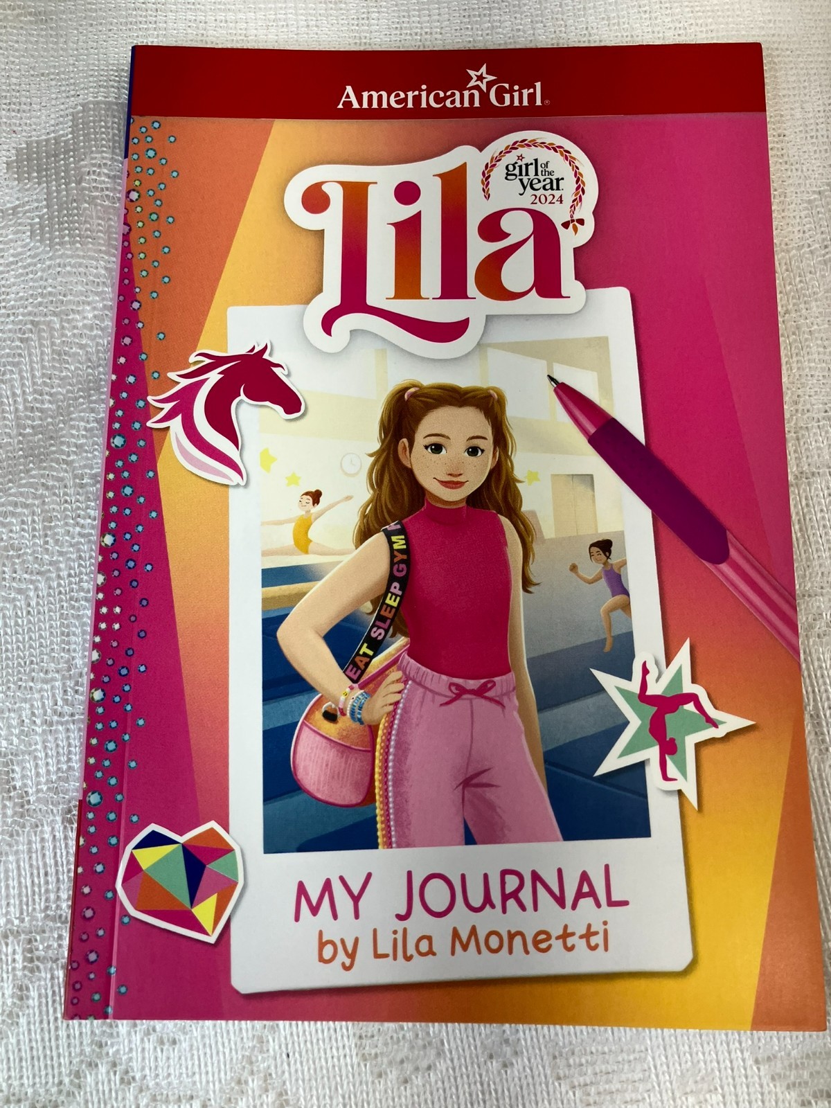 American Girl Doll Meet Lila Book My Journal, By Lila Monetti Paperback