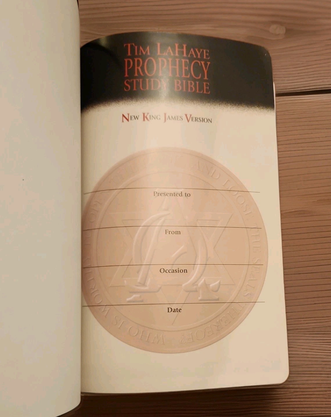 Tim LaHaye Prophecy Study Bible NKJV Genuine Leather Burgundy Vintage 2001