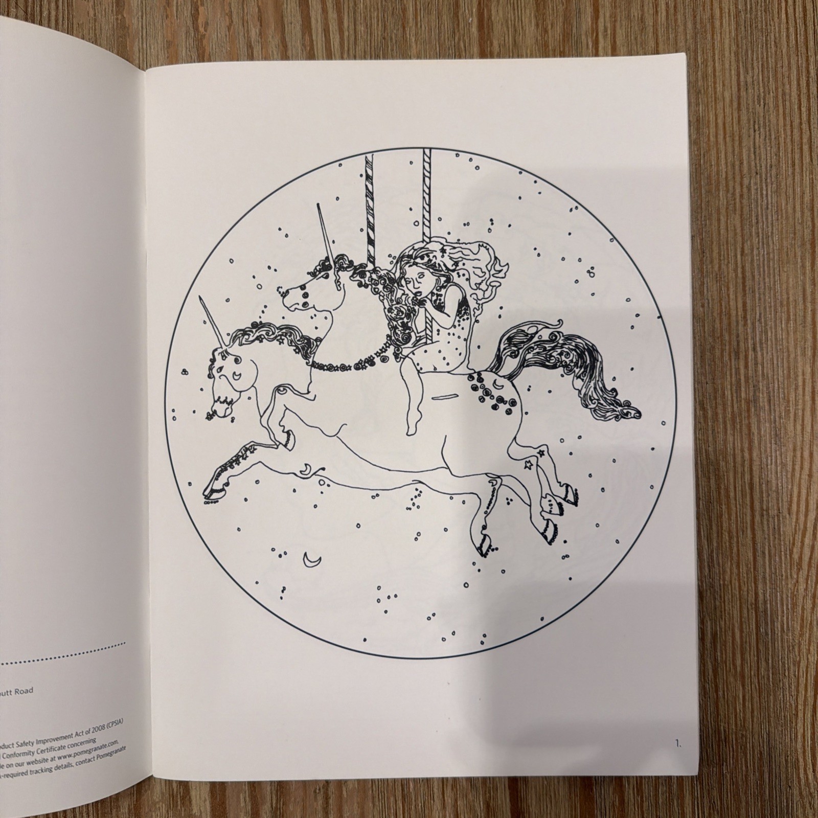 Unicorns Coloring Book – paperback Susan Seddon Boulet