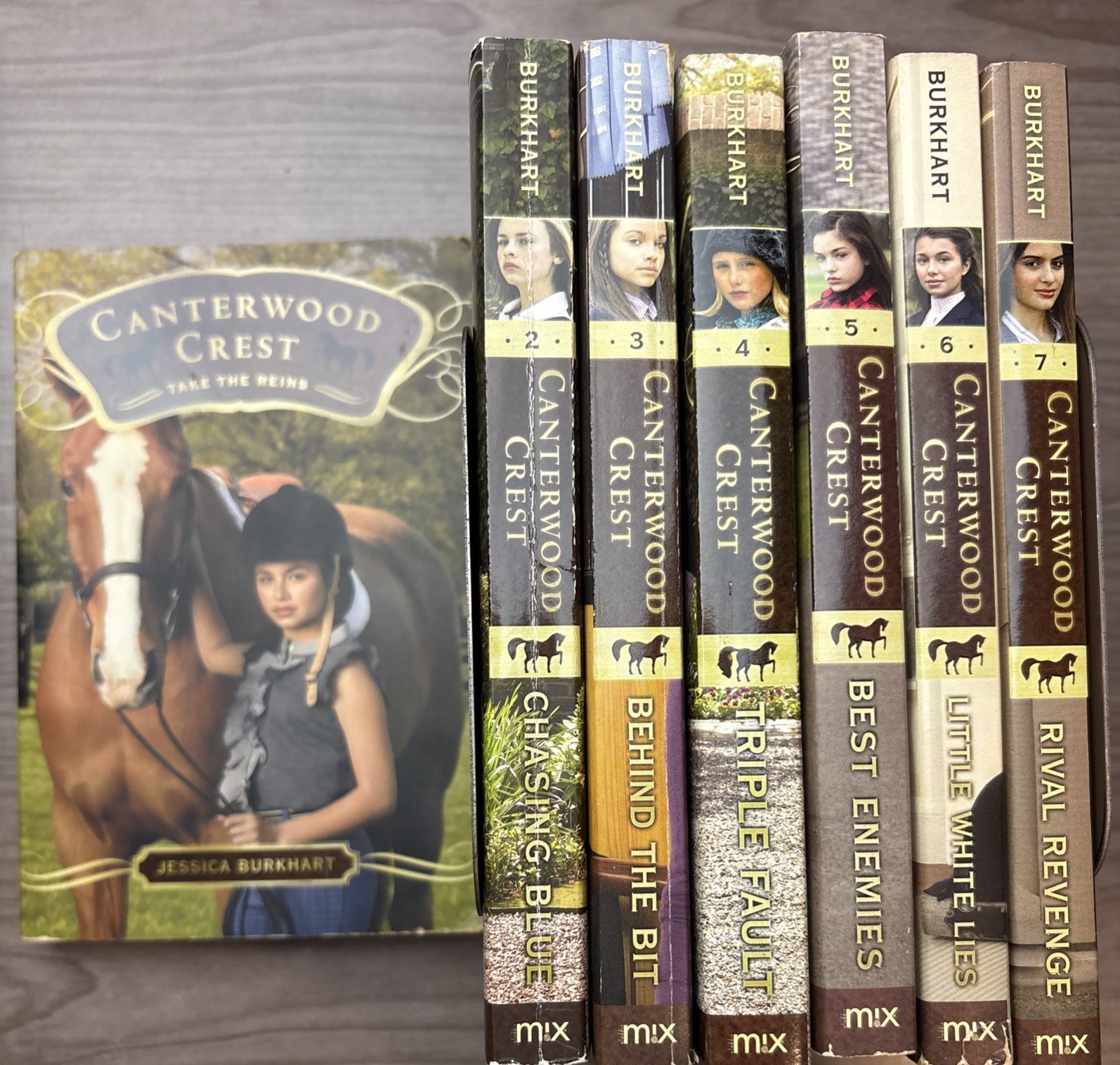 Canterwood Crest Book Set 1-7 by Jessica Burkhart
